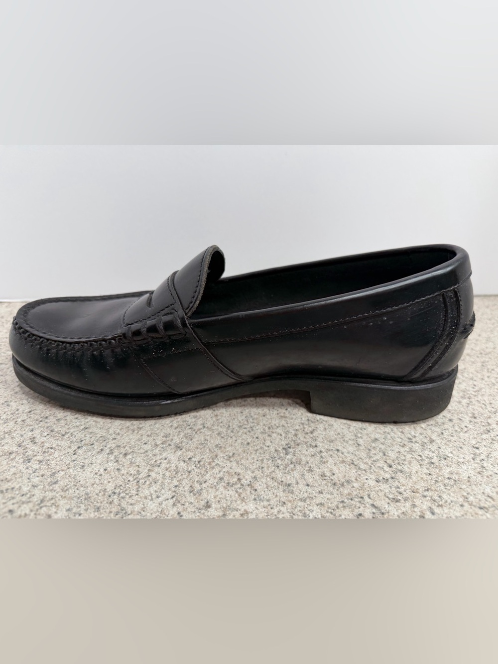ROCKPORT Classic Preppy Black Leather Penny Loafers - Men's SIze 8M - M2568 - Picture 5 of 13